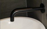 Aquatica Celine 242 Wall Mounted Sink Faucet Black Matte 64 1